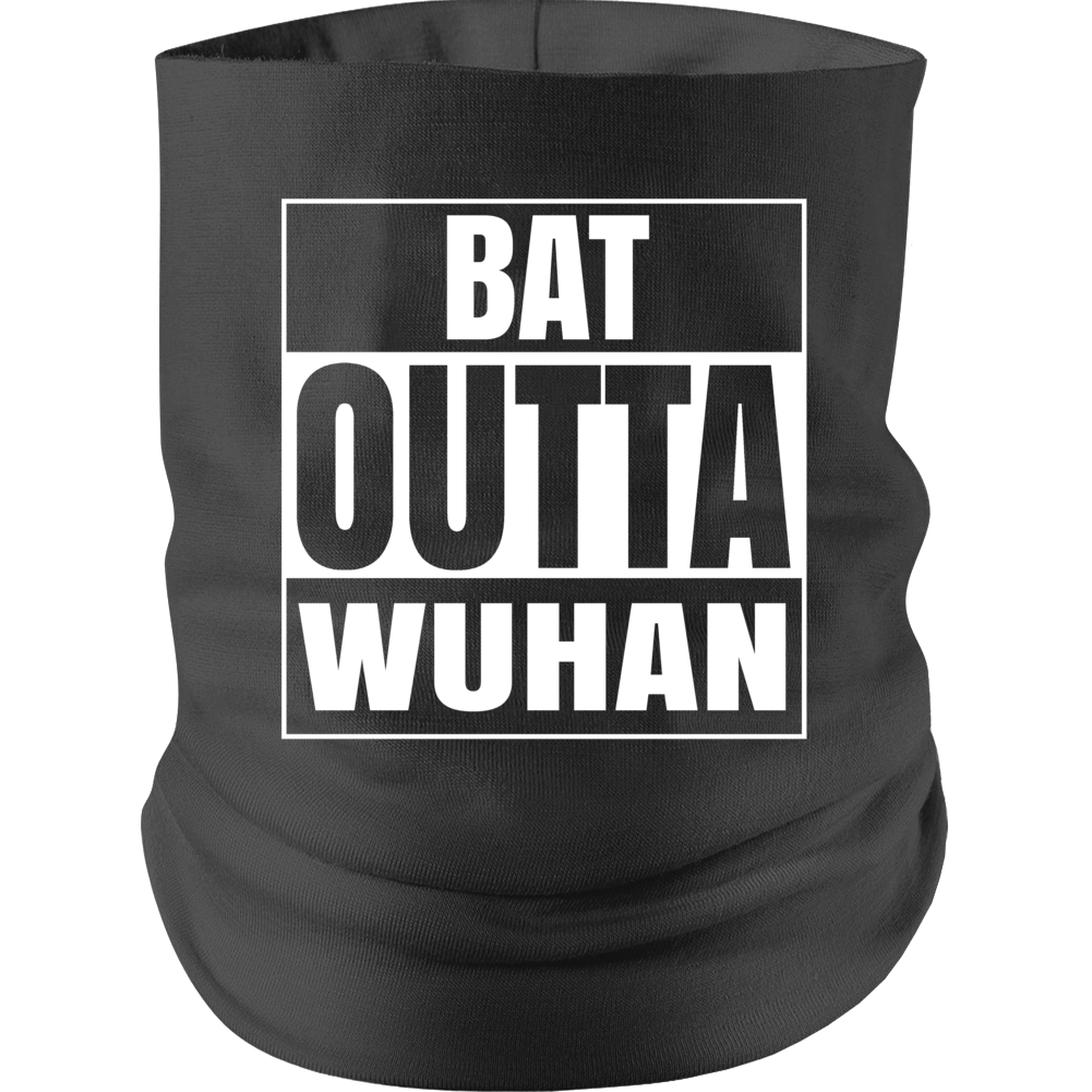 Bat Outta Wuhan City Funny Parody Neck gaiter Bat Outta Wuhan City Funny Parody Neck gaiter