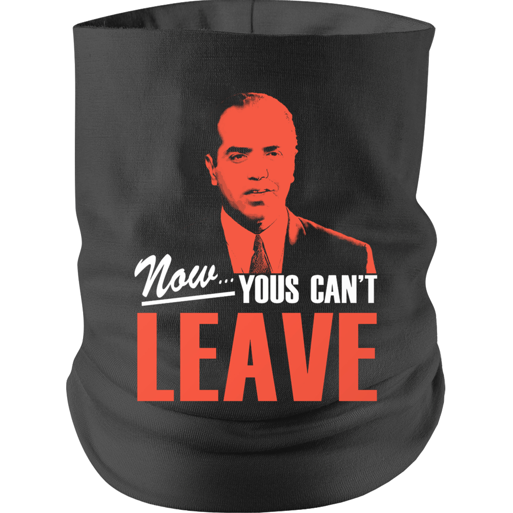 Chazz Bronx Tale Now Yous Can't Leave Movie Neck gaiter Chazz Bronx Tale Now Yous Can't Leave Movie Neck gaiter