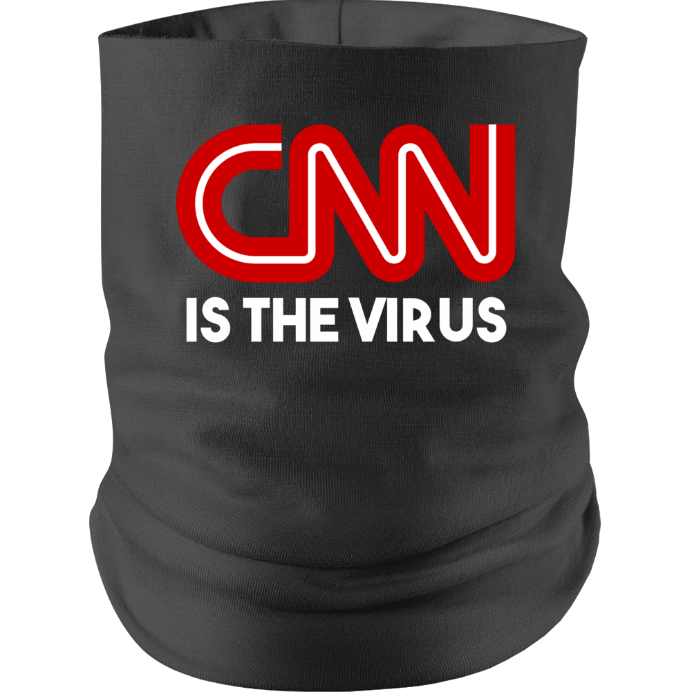 Cnn Is The Virus Parody Funny Trump Supporter Neck gaiter Cnn Is The Virus Parody Funny Trump Supporter Neck gaiter
