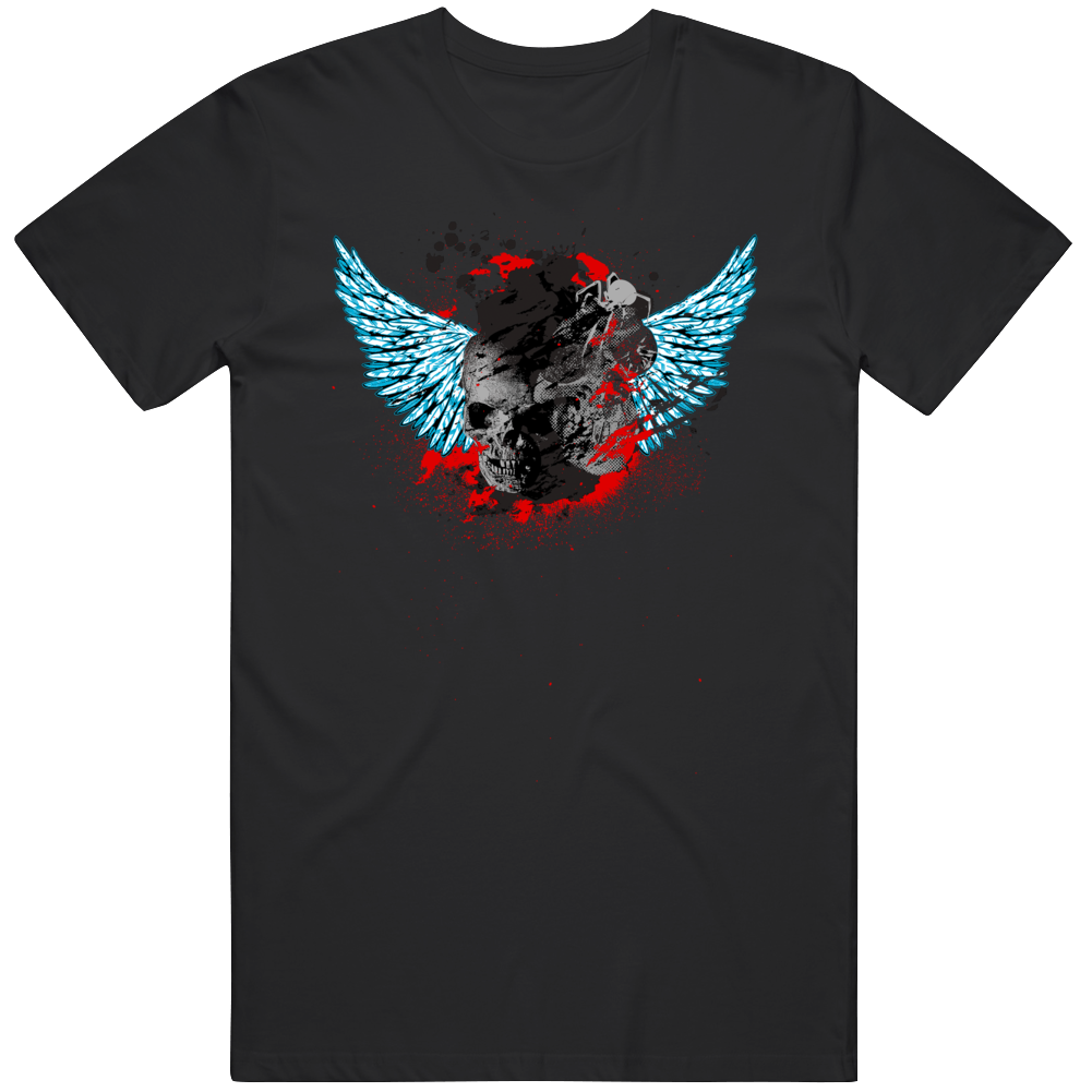 Skull And Wings Biker Grim Reaper T Shirt Skull And Wings Biker Grim Reaper T Shirt