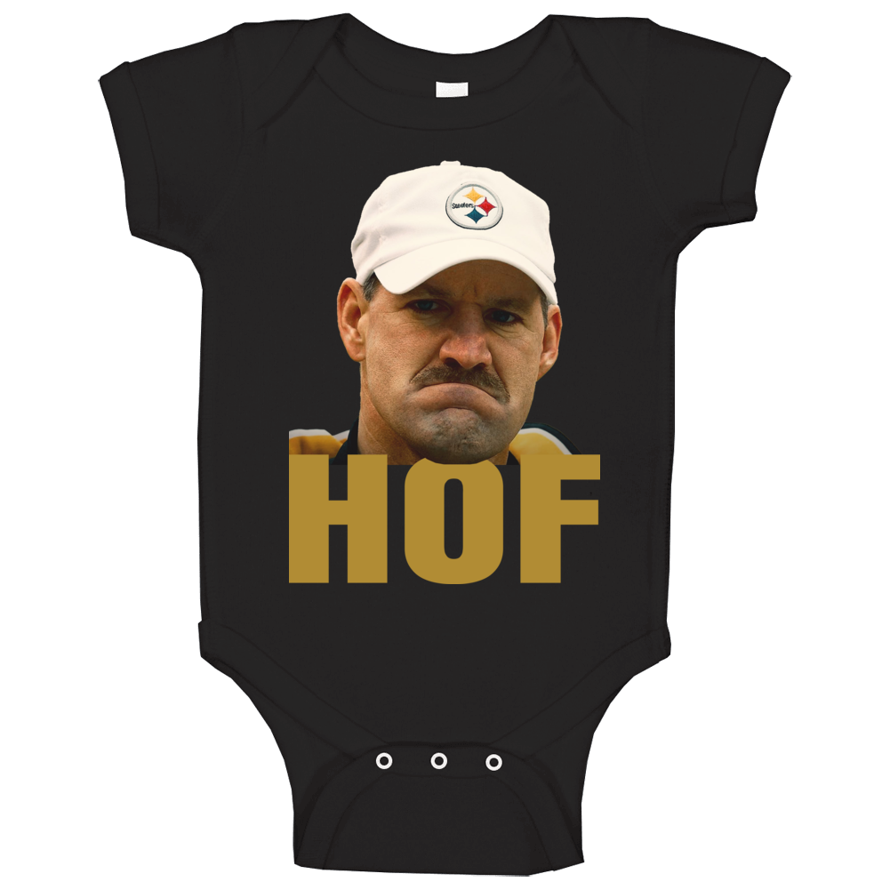 Bill Cowher Hall Of Fame Football Fan Baby One Piece Bill Cowher Hall Of Fame Football Fan Baby One Piece