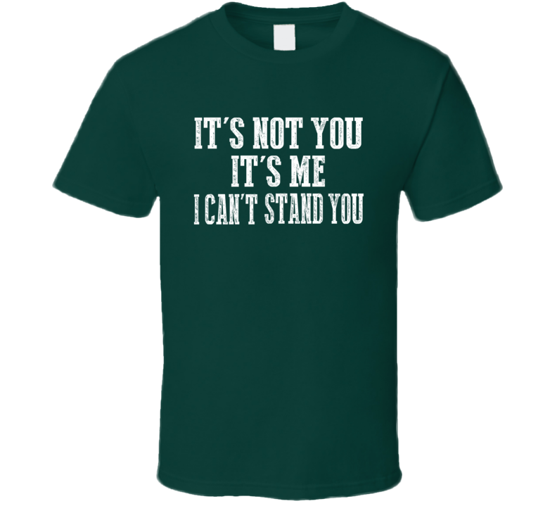 It's Not You It's Me I Can't Stand You Funny Sarcastic T Shirt It's Not You It's Me I Can't Stand You Funny Sarcastic T Shirt