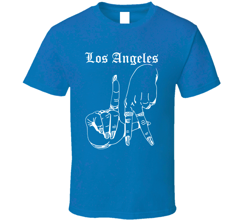 La Fingers Baseball Los Angeles Champs Sports Fan T Shirt La Fingers Baseball Los Angeles Champs Sports Fan T Shirt