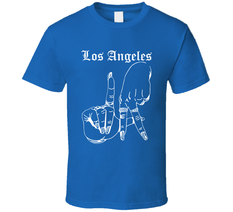 La Fingers Baseball Los Angeles Champs Fan T Shirt La Fingers Baseball Los Angeles Champs Fan T Shirt