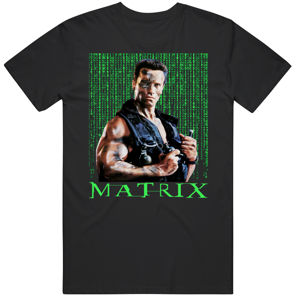 John Matrix Commando Parody Mash Up Funny Fan T Shirt John Matrix Commando Parody Mash Up Funny Fan T Shirt