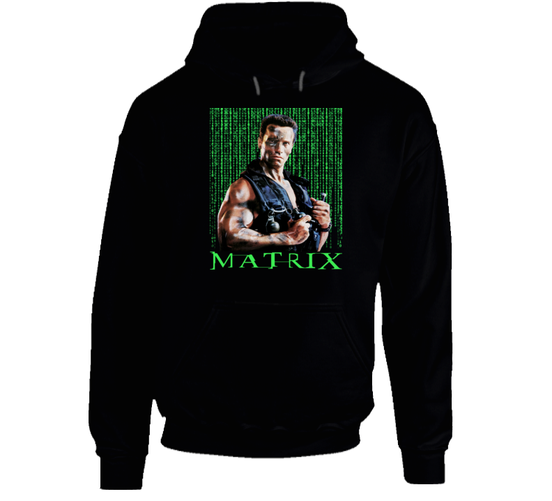 John Matrix Commando Parody Mash Up Funny Fan Hoodie John Matrix Commando Parody Mash Up Funny Fan Hoodie