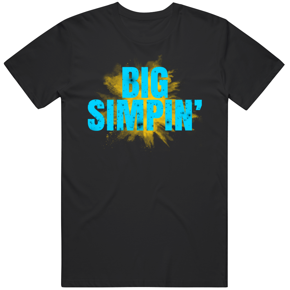 Big Simpin' Public Figure Parody Funny T Shirt Big Simpin' Public Figure Parody Funny T Shirt