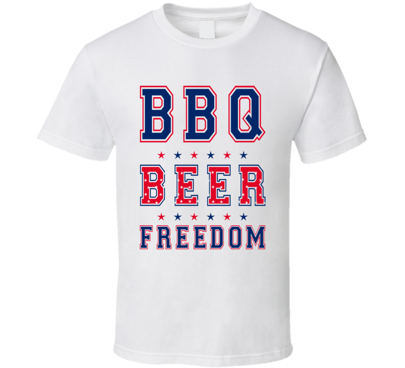 Bbq Beer Freedom Usa Themed T Shirt Bbq Beer Freedom Usa Themed T Shirt