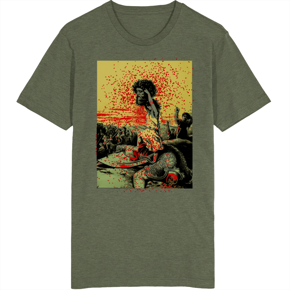 David Conquering Goliath Old Testement Bible T Shirt David Conquering Goliath Old Testement Bible T Shirt