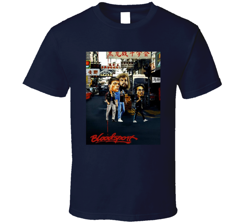 Bloodsport Caricatures Movie Fan T Shirt Bloodsport Caricatures Movie Fan T Shirt