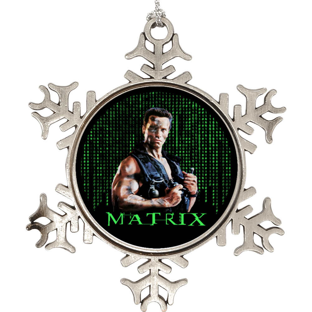 John Matrix Commando Parody Mash Up Funny Fan Christmas Holiday Ornament John Matrix Commando Parody Mash Up Funny Fan Christmas Holiday Ornament