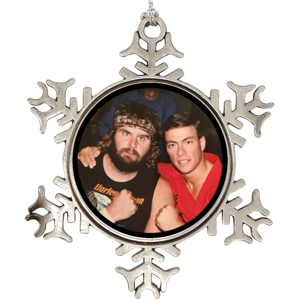 Jean Claude Van Damme Bloodsport Mma Movie Christmas Holiday Ornament Jean Claude Van Damme Bloodsport Mma Movie Christmas Holiday Ornament