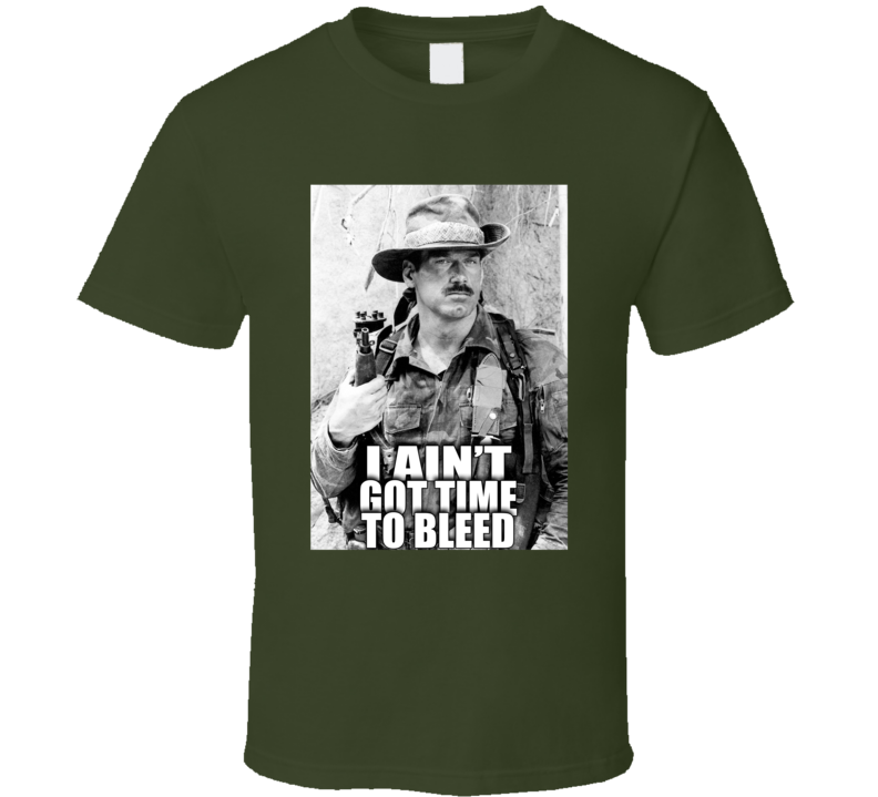 I Ain't Got Time To Bleed Jesse Ventura Predator Quote Movie Fan T Shirt I Ain't Got Time To Bleed Jesse Ventura Predator Quote Movie Fan T Shirt