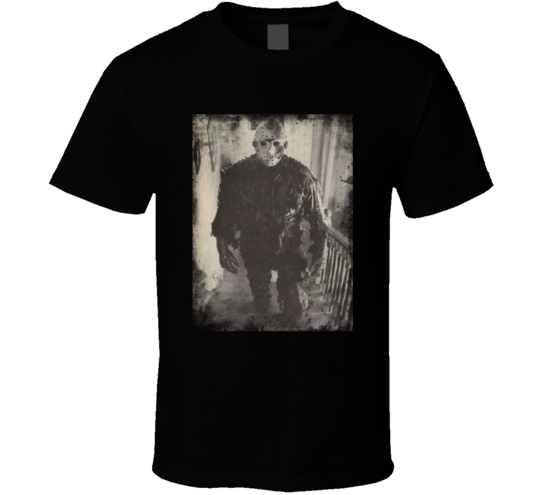 Jason Voorhees Friday The 13th Grunge Look Movie Fan T Shirt Jason Voorhees Friday The 13th Grunge Look Movie Fan T Shirt