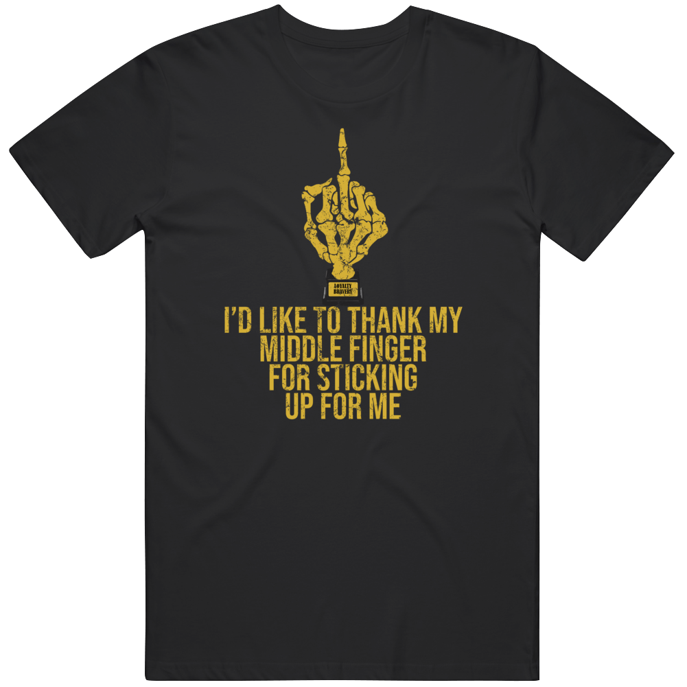 Middle Finger Award Thanks For Sticking Up For Me Funny T Shirt Middle Finger Award Thanks For Sticking Up For Me Funny T Shirt
