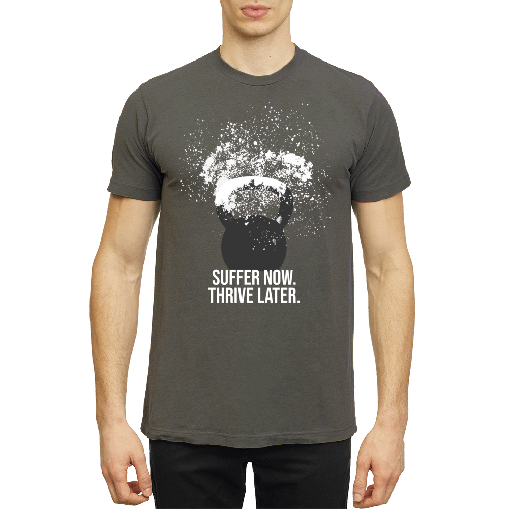 Suffer Now Thrive Later Goals Gym Workout Fitness Fan T Shirt Suffer Now Thrive Later Goals Gym Workout Fitness Fan T Shirt