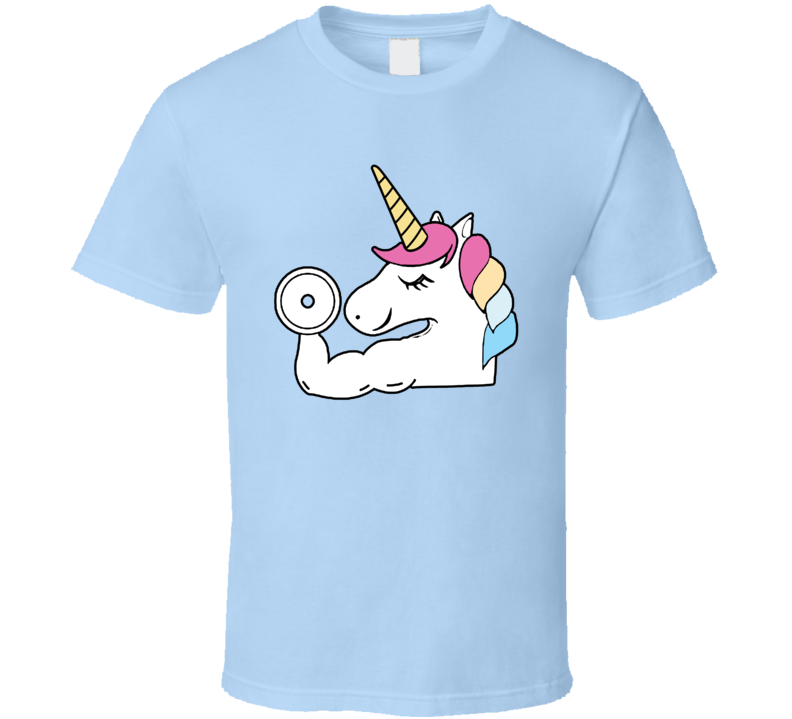 Weigtlifting Unicorn Dumbells Workout T Shirt Weigtlifting Unicorn Dumbells Workout T Shirt