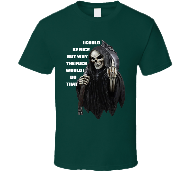 I Could Be Nice But Why The Fuck Would I Do That Funny T Shirt I Could Be Nice But Why The Fuck Would I Do That Funny T Shirt