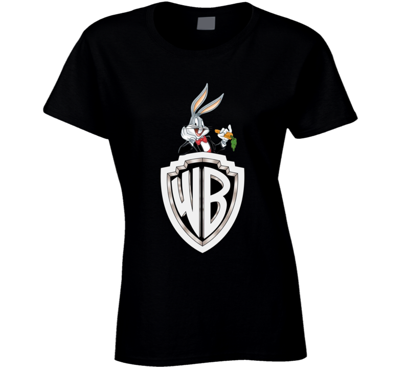 Warner Bros Bugs Fan Cartoon Movie Tv Retro Ladies T Shirt Warner Bros Bugs Fan Cartoon Movie Tv Retro Ladies T Shirt