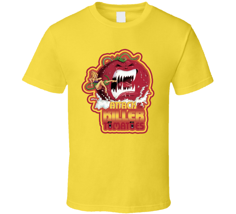 Attack Of The Killer Tomatoes 70s Comedy Horror Movie T Shirt Attack Of The Killer Tomatoes 70s Comedy Horror Movie T Shirt