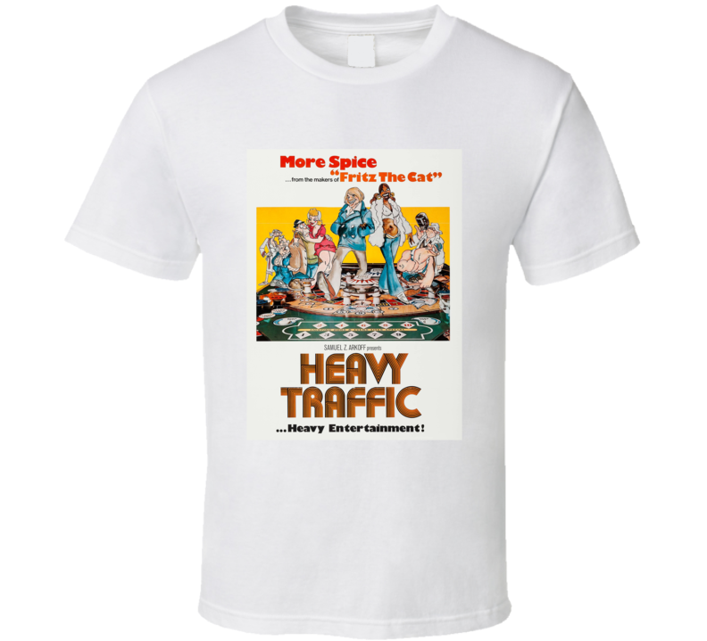 Heavy Traffic 1973 Adult Animated Drama Movie T Shirt Heavy Traffic 1973 Adult Animated Drama Movie T Shirt