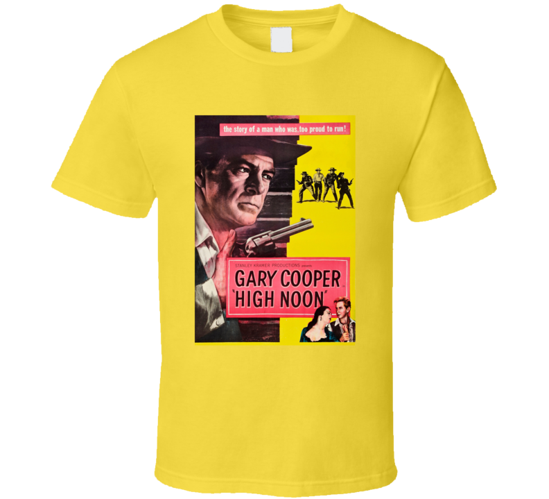 High Noon 50s Western Movie Fan T Shirt High Noon 50s Western Movie Fan T Shirt