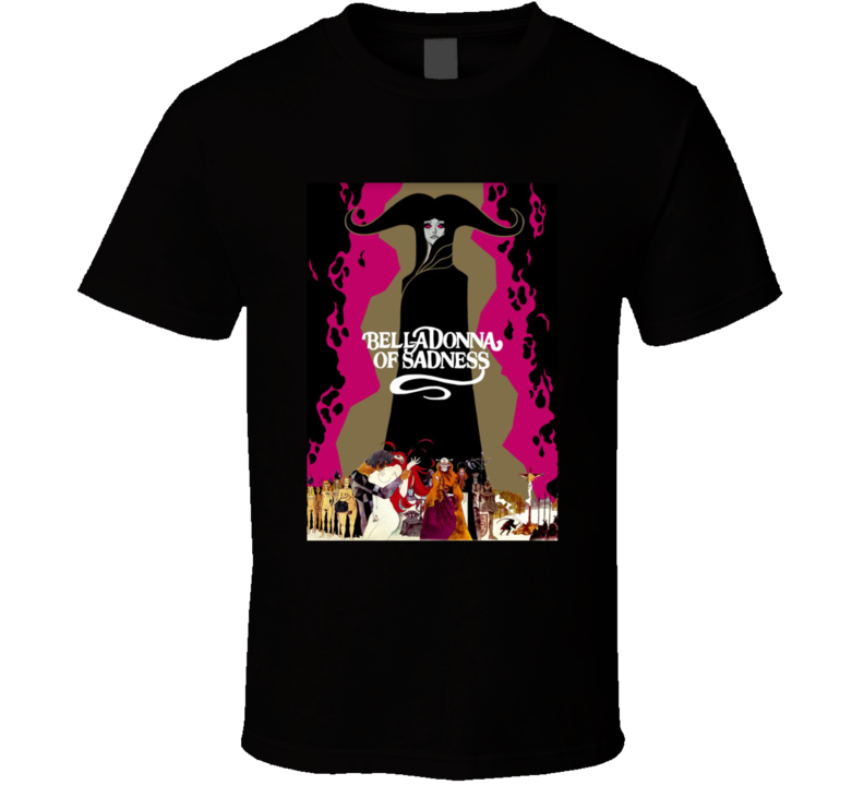 Belladonna Of Sadness 1973 Animation Movie Fan T Shirt Belladonna Of Sadness 1973 Animation Movie Fan T Shirt