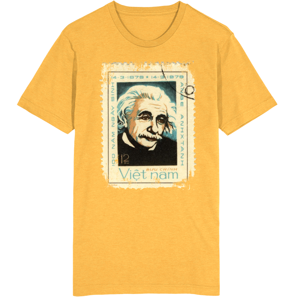 Albert Einstein Vietnam Stamp 1979 T Shirt Albert Einstein Vietnam Stamp 1979 T Shirt