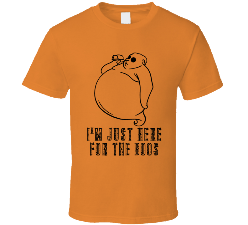 I'm Just Here For The Boos Funny Drunk Ghost Halloween T Shirt I'm Just Here For The Boos Funny Drunk Ghost Halloween T Shirt