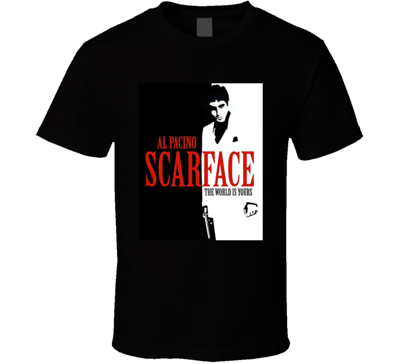 Scarface De Palma Movie Al Pacino Fan T Shirt Scarface De Palma Movie Al Pacino Fan T Shirt