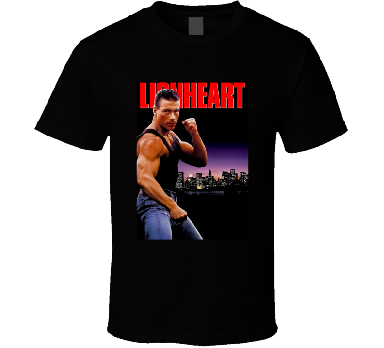 Lionheart Jean-claude Van Damme Movie Fan T Shirt Lionheart Jean-claude Van Damme Movie Fan T Shirt