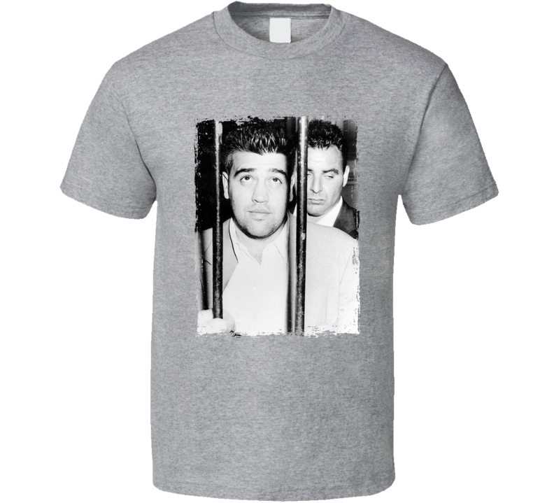 Vincent The Chin Gigante Behind Bars Mobster Crime Boss T Shirt Vincent The Chin Gigante Behind Bars Mobster Crime Boss T Shirt