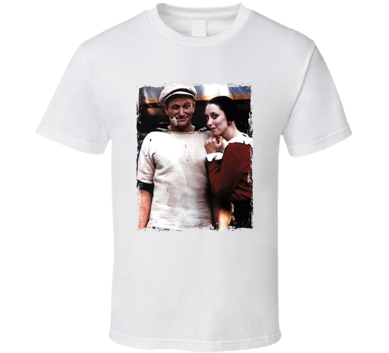 Popeye Robin Williams Shelley Duvall Movie Fan T Shirt Popeye Robin Williams Shelley Duvall Movie Fan T Shirt