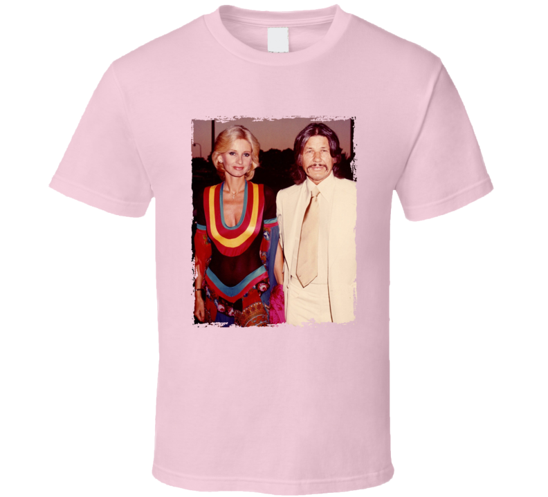 Charles Bronson Jill Ireland 70s Dream Couple Fan T Shirt Charles Bronson Jill Ireland 70s Dream Couple Fan T Shirt