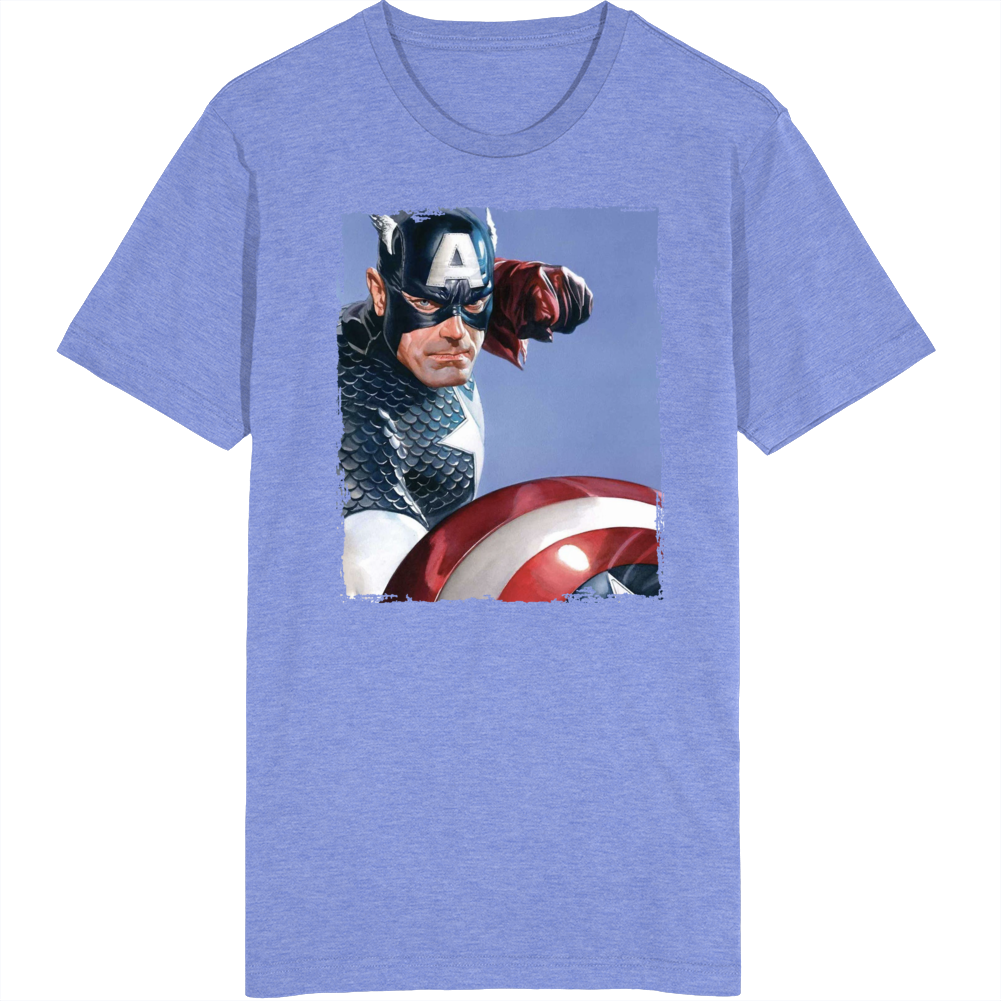 Captain America Comic Super Hero Fan T Shirt Captain America Comic Super Hero Fan T Shirt