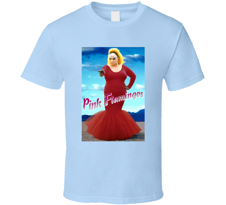 Pink Flamingos Divine 1972 Comedy Drama Movie T Shirt Pink Flamingos Divine 1972 Comedy Drama Movie T Shirt