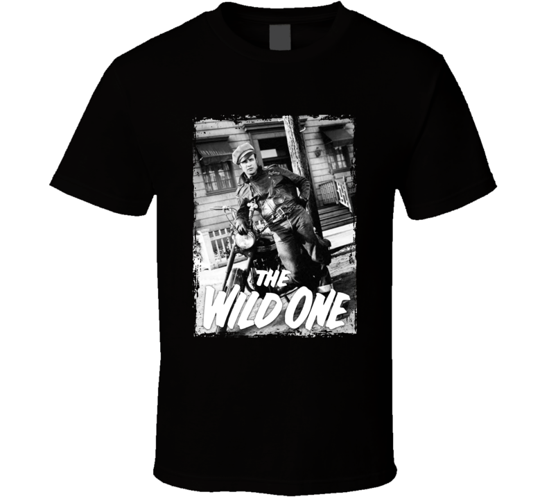 The Wild One 1953 Brando Film Fan T Shirt The Wild One 1953 Brando Film Fan T Shirt