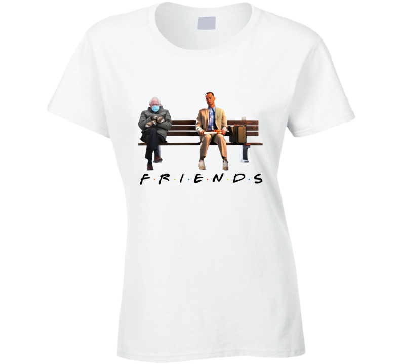 Bernie Sanders Forest Gump Meme King Funny Parody Ladies T Shirt Bernie Sanders Forest Gump Meme King Funny Parody Ladies T Shirt