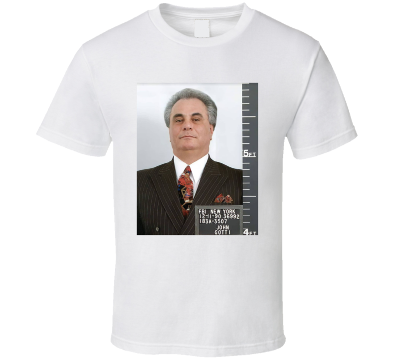John Gotti Boss New York Italian Icon Fan T Shirt John Gotti Boss New York Italian Icon Fan T Shirt