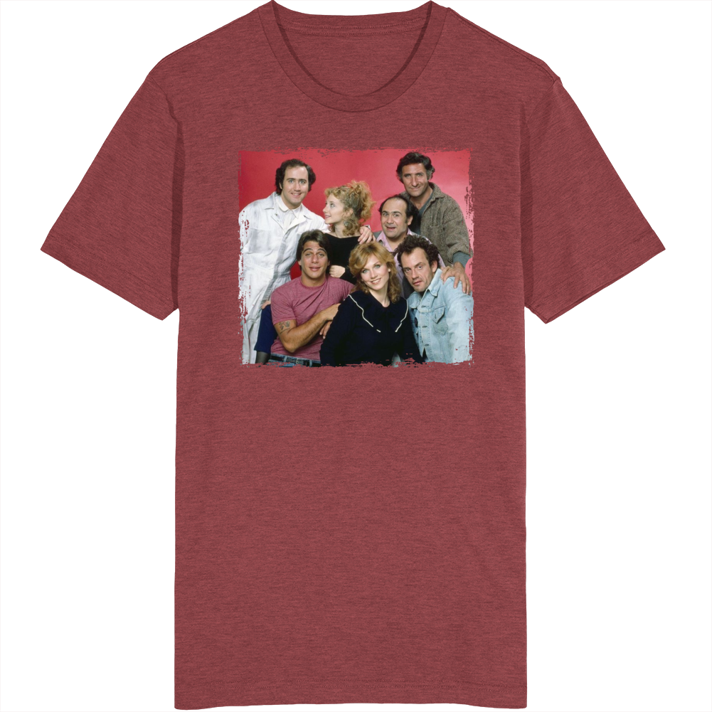 Taxi Cast Photo 70s 80s Tv Show Fan T Shirt Taxi Cast Photo 70s 80s Tv Show Fan T Shirt