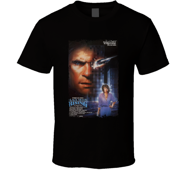 Black Moon Rising Popular 80s Movie Fan T Shirt Black Moon Rising Popular 80s Movie Fan T Shirt