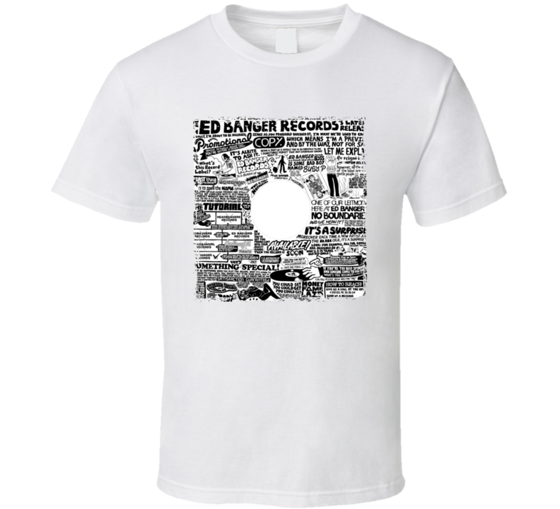 Ed Banger Album Sleeve Music Fan T Shirt Ed Banger Album Sleeve Music Fan T Shirt