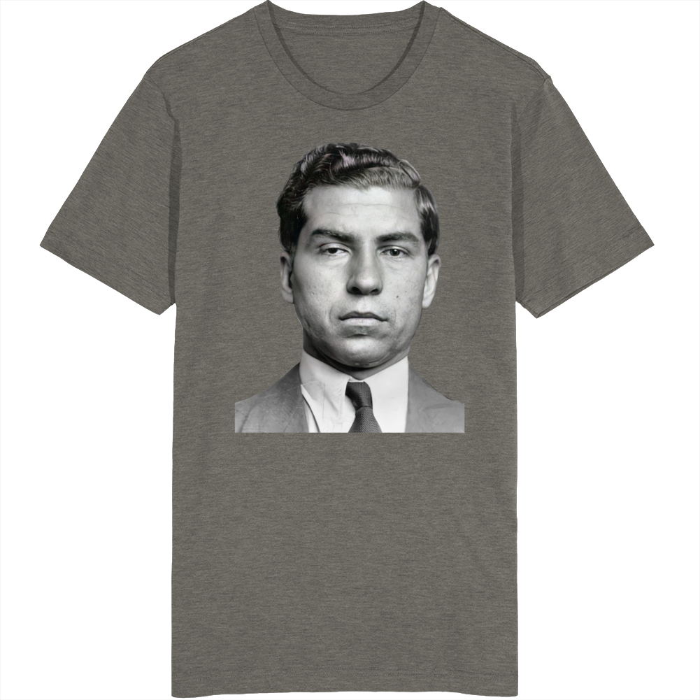 Lucky Luciano Mobster 1920s Fan T Shirt Lucky Luciano Mobster 1920s Fan T Shirt