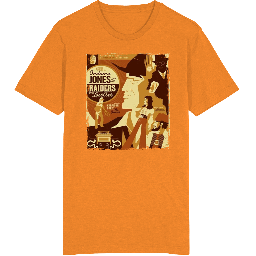 Indiana Jones And The Raiders Of The Lost Ark Movie Fan T Shirt Indiana Jones And The Raiders Of The Lost Ark Movie Fan T Shirt