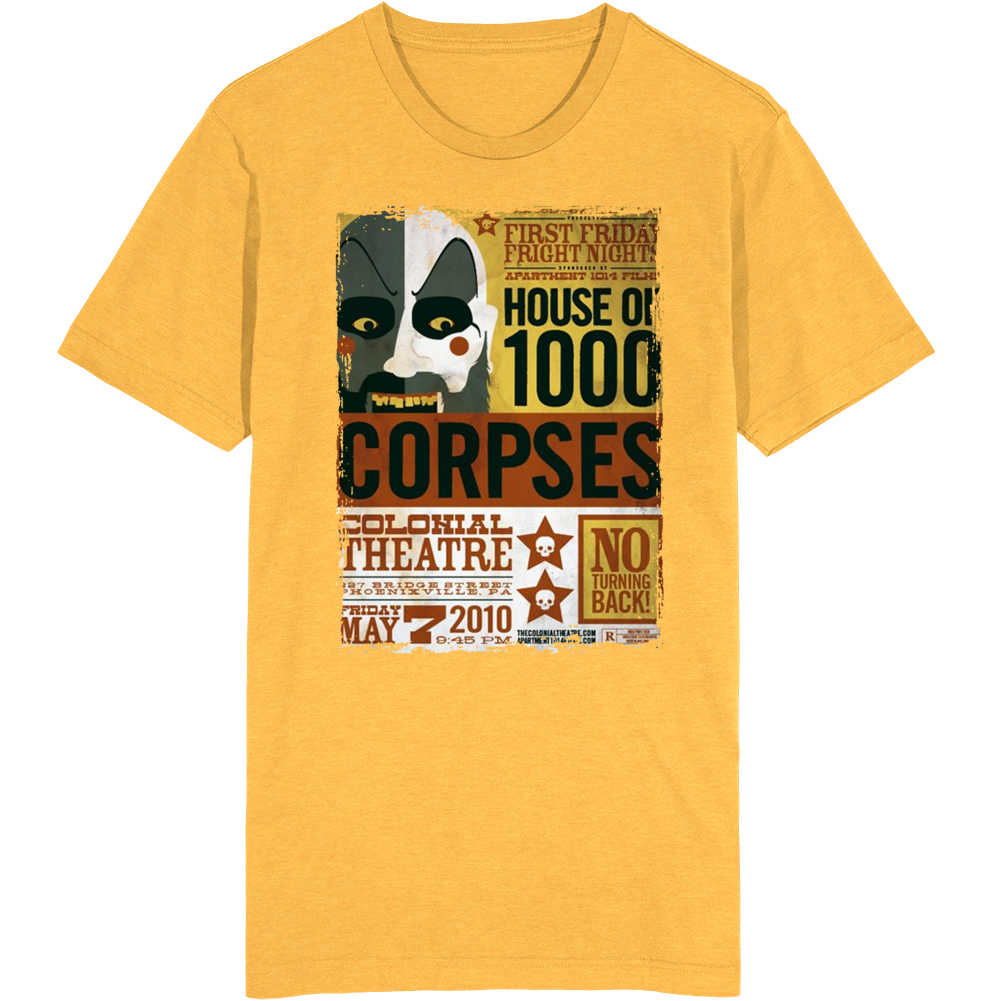 House Of 1000 Corpses Horror Movie Fan T Shirt House Of 1000 Corpses Horror Movie Fan T Shirt