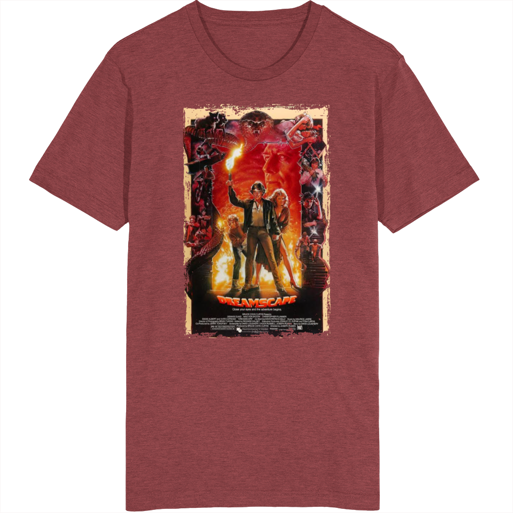 Dreamscape Popular 80s Movie Fan T Shirt Dreamscape Popular 80s Movie Fan T Shirt