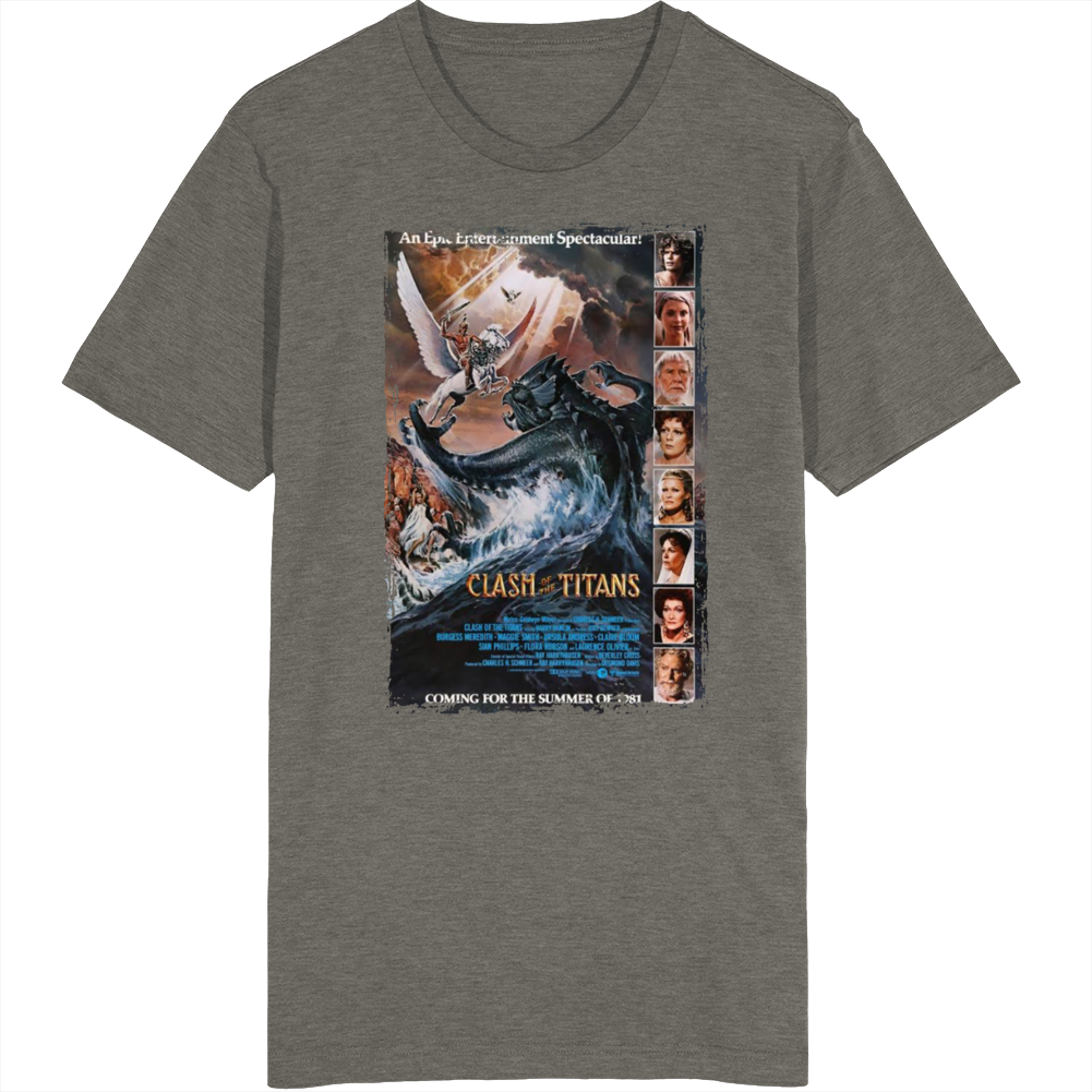 Clash Of The Titans Popular 80s Movie Fan T Shirt Clash Of The Titans Popular 80s Movie Fan T Shirt