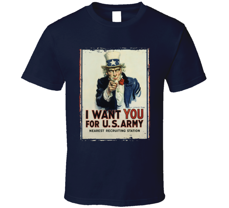 Uncle Sam I Want You For Us Army Vintage Ww1 T Shirt Uncle Sam I Want You For Us Army Vintage Ww1 T Shirt
