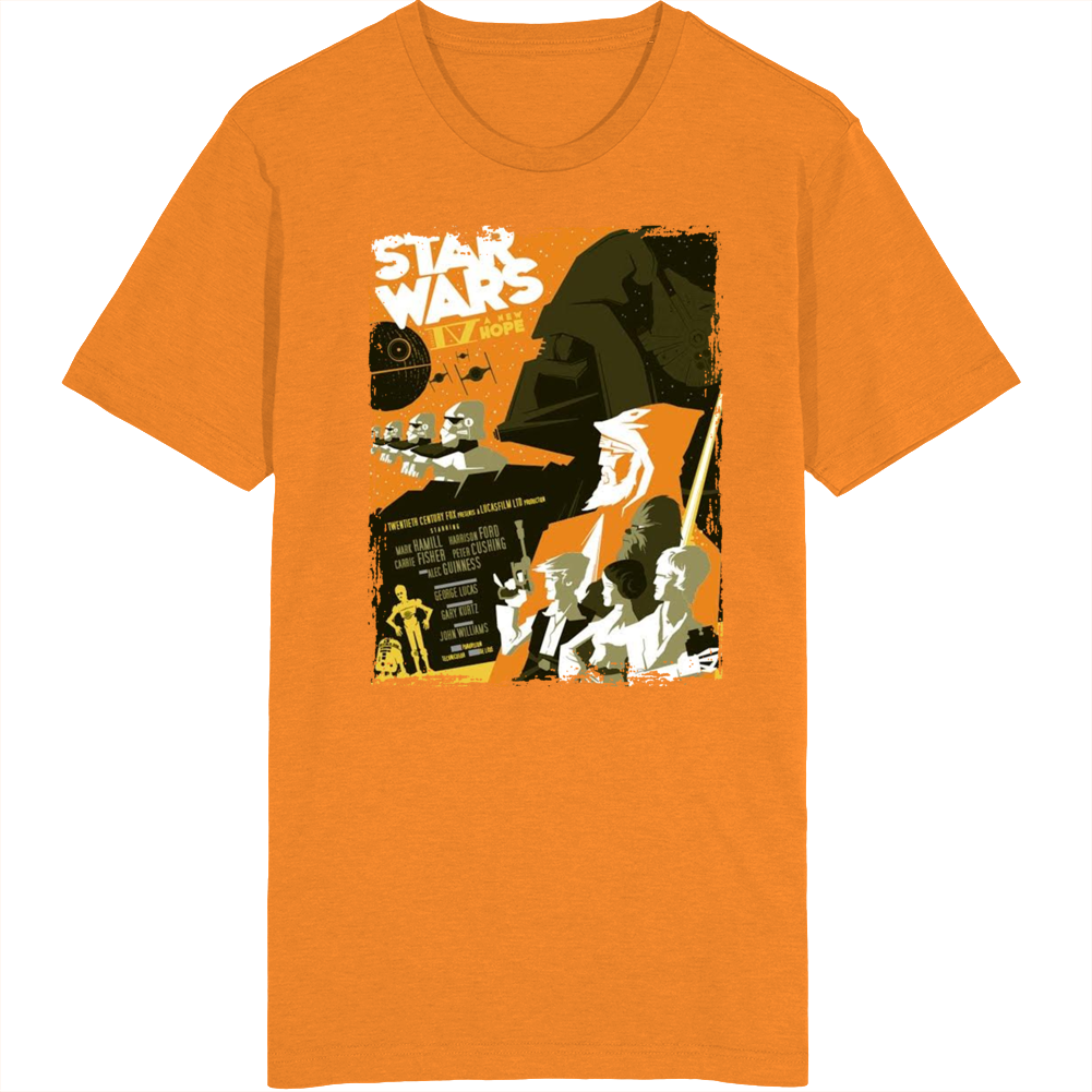 Star Wars A New Hope Movie Fan T Shirt Star Wars A New Hope Movie Fan T Shirt