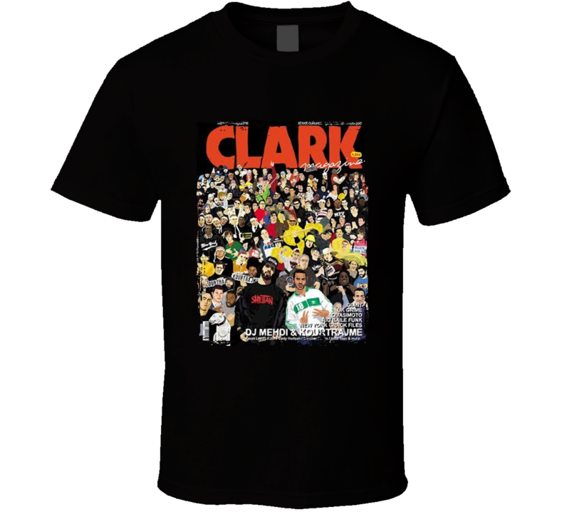 Clark Magazine Dj Mehdi And Kourtrajme Music Fan T Shirt Clark Magazine Dj Mehdi And Kourtrajme Music Fan T Shirt